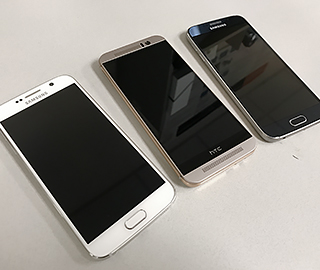 Photo of three smart phones